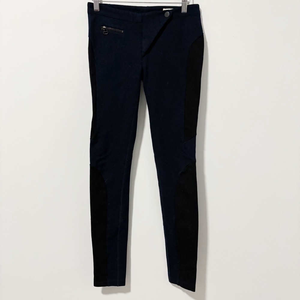 Rag & Bone Riding Legging Womens Size 26 Black and Blue Equestrian Skinny